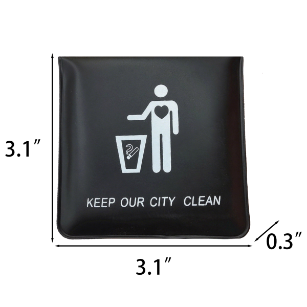 EVA Aluminum Foil Portable Ashtray Pouch