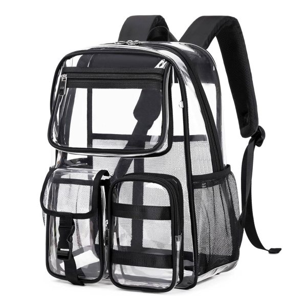 Large Capacity Heavy Duty PVC Clear Backpack