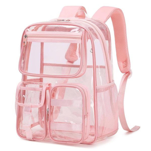 Large Capacity Heavy Duty PVC Clear Backpack