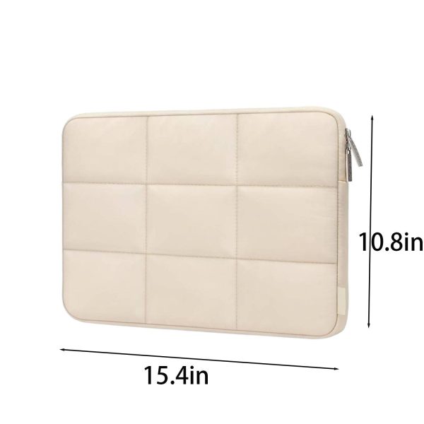 16 Inch Waterproof Quilted Puffer Polyester Laptop Bag