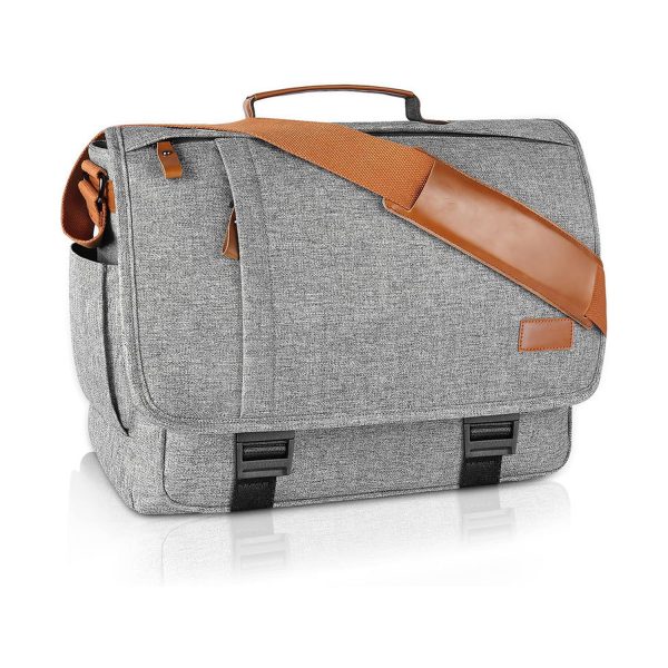 15 Inch Waterproof Crossbody Flap Laptop Bag