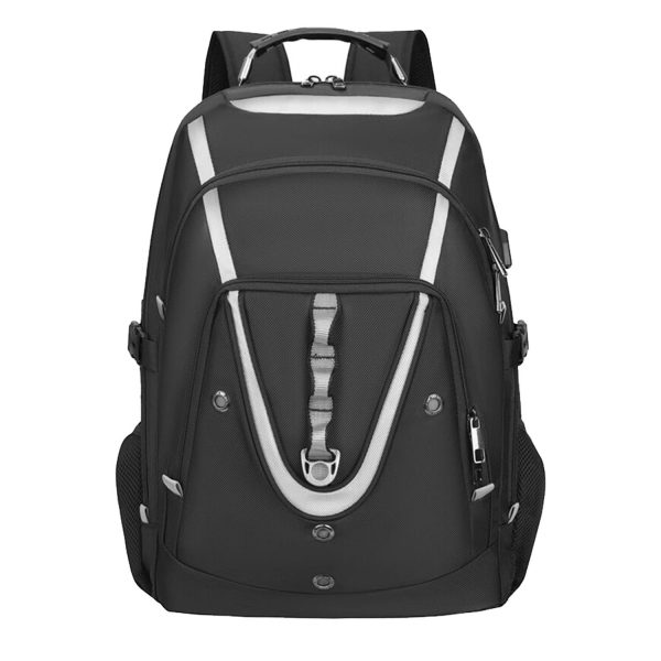 Large Capacity Oxford Backpack w/ USB Charging Port