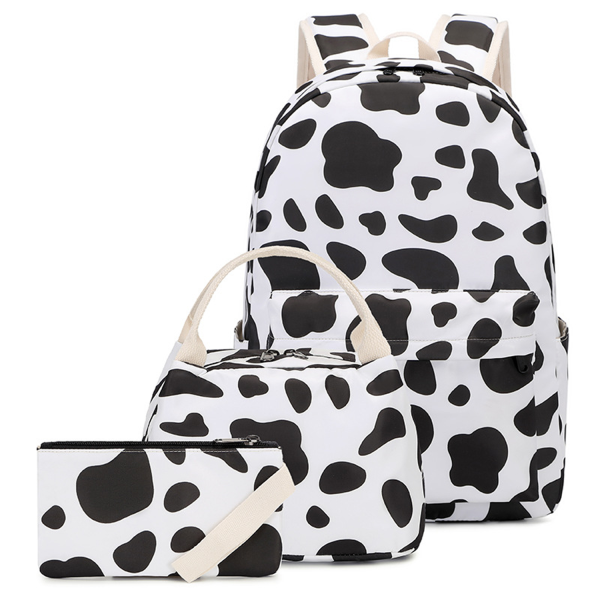 3 pcs Nylon Waterproof Backpack Set