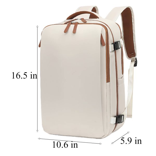 Expandable Large Oxford Travel Backpack w/ USB Port