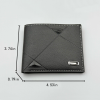 Large Capacity Ultra Thin PU Bifold Wallet