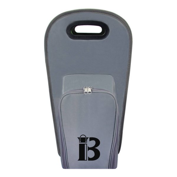 Polyester Wine Travel Bag Insulated Tote w/ Handle