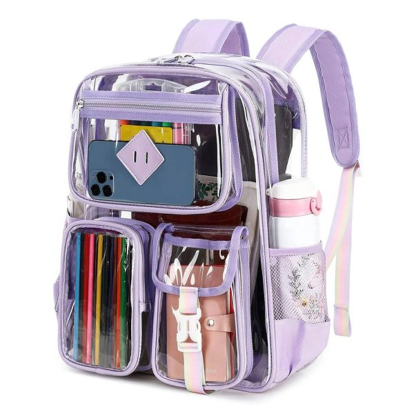 Large Capacity PVC Clear Backpack