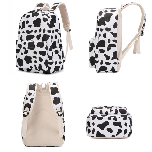 3 pcs Nylon Waterproof Backpack Set