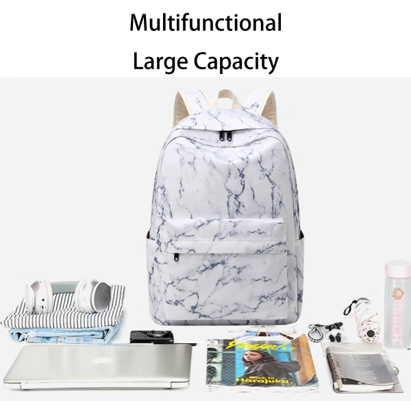 3 pcs Nylon Waterproof Backpack Set