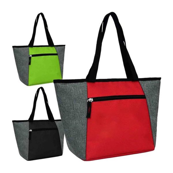 12L Oxford Insulated Cooler Tote Bag w/ Zipper