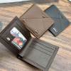 Large Capacity Ultra Thin PU Bifold Wallet