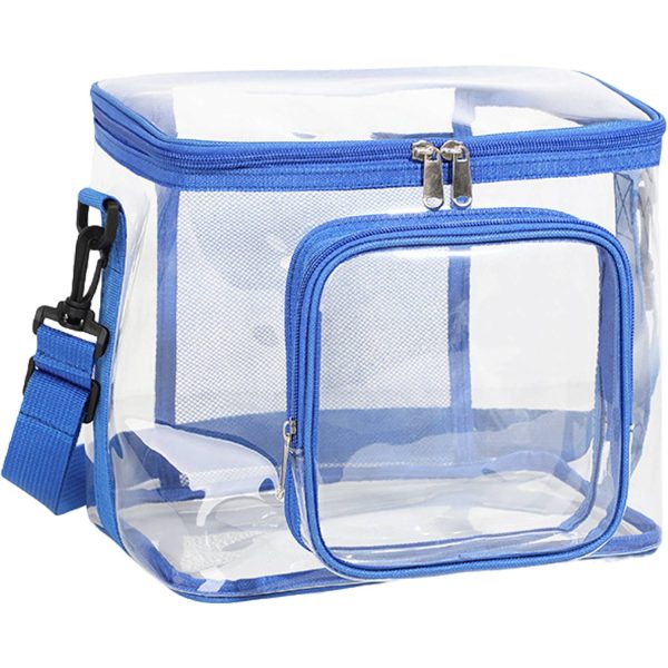 11L PVC Transparent Storage Bag w/ Pockets