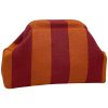Women Polyester Cloud Striped Print Clutch Purse