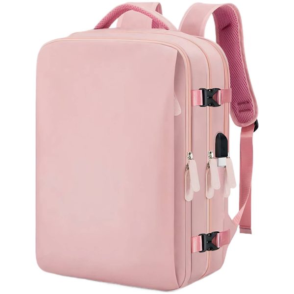 Expandable Large Oxford Travel Backpack w/ USB Port