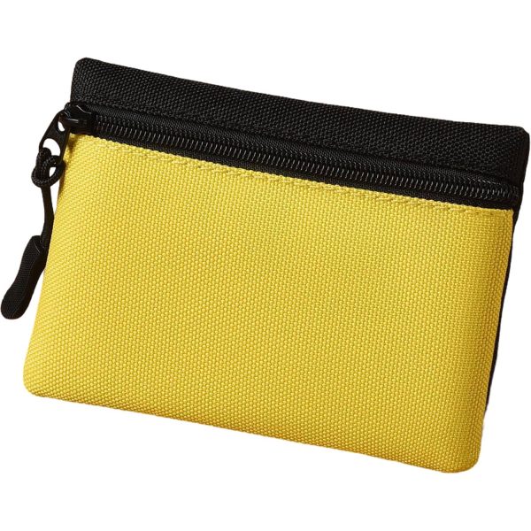 Mini Canvas Zipper Coin Pouch