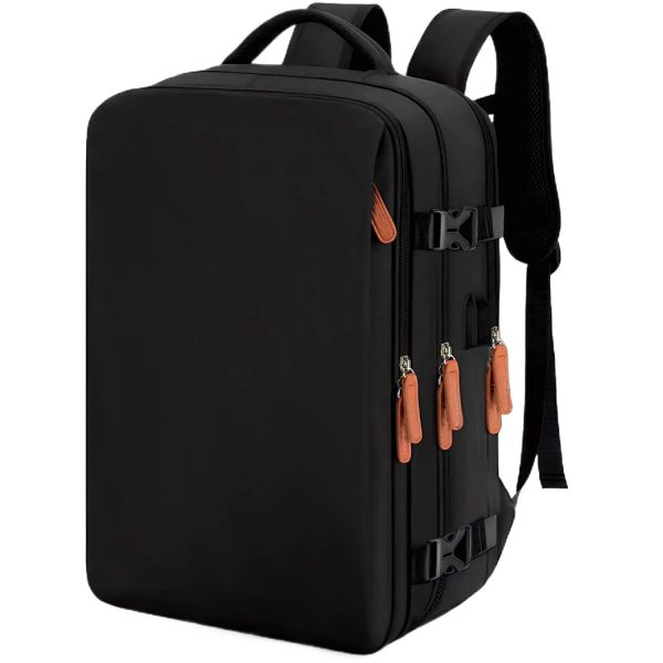 Expandable Large Oxford Travel Backpack w/ USB Port