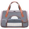 Large Capacity Foldable Oxford Pet Carrier Bag