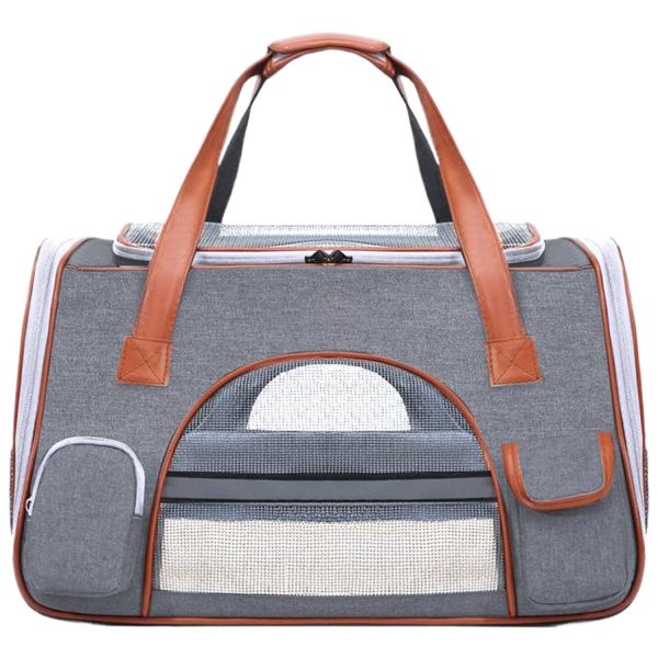 Large Capacity Foldable Oxford Pet Carrier Bag