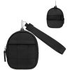 Polyester Mini Backpack Style Keychain Wallet w/ Wristlet