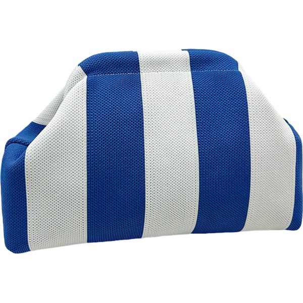 Women Polyester Cloud Striped Print Clutch Purse