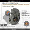45L Waterproof Oxford Tactical Backpack