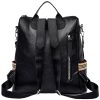 Adjustable Strap PU Leather Women Retro Backpack