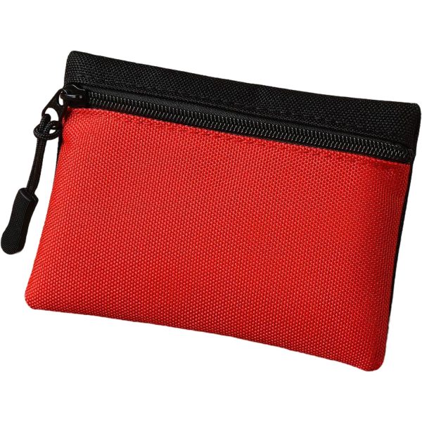 Mini Canvas Zipper Coin Pouch