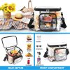 11L PVC Transparent Storage Bag w/ Pockets