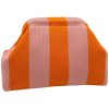 Women Polyester Cloud Striped Print Clutch Purse