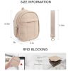 Polyester Mini Backpack Style Keychain Wallet w/ Wristlet