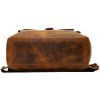 Retro Genuine Leather Large Capacity Travel Backpack