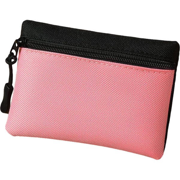 Mini Canvas Zipper Coin Pouch