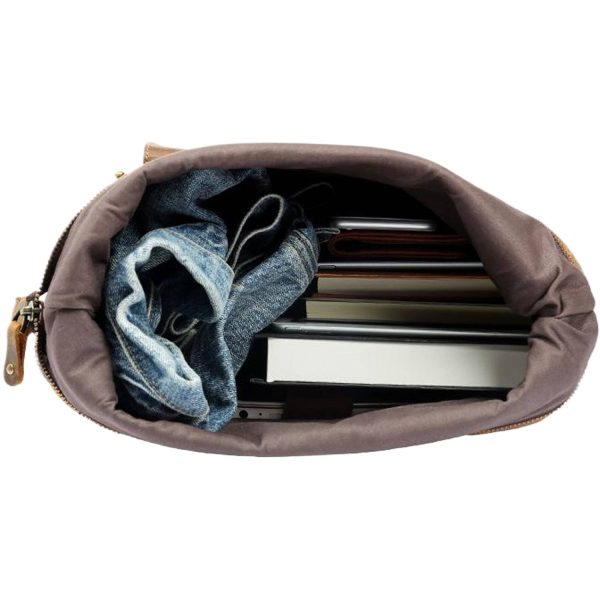 Retro Genuine Leather Large Capacity Travel Backpack