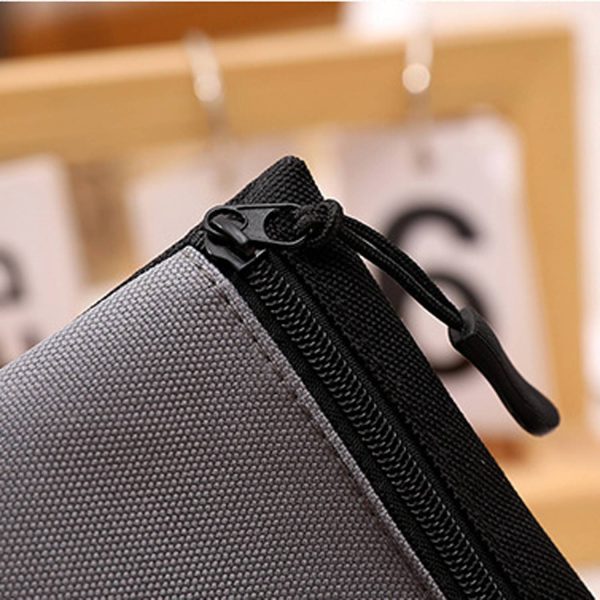 Mini Canvas Zipper Coin Pouch
