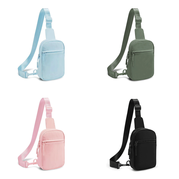 Nylon Unisex Design Waterproof Crossbody Sling Bag