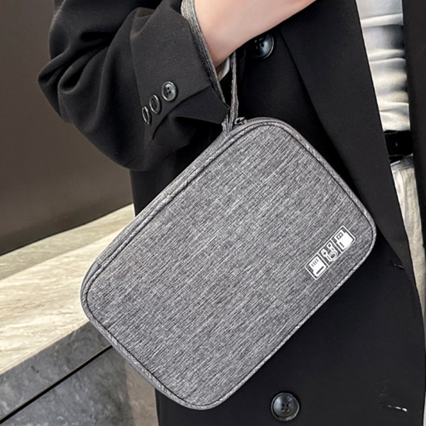 Oxford Tech Organizer Pouch w/ Lanyard