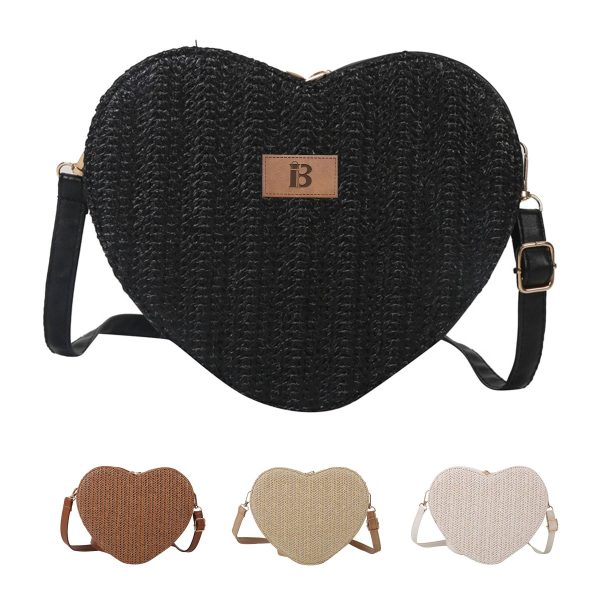 03b282aa-99b4-4ff4-8e5b-03c4319ca597_9.jpg PU Straw Heart-shaped Bag