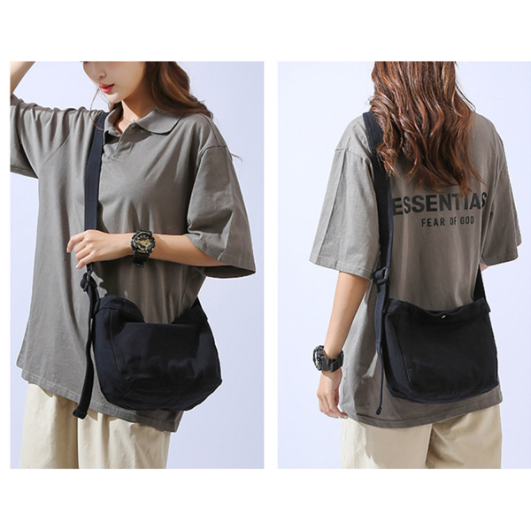 Canvas Hobo Crossbody Shoulder Bag