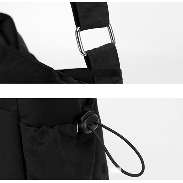 Unisex Lightweight Nylon Shoulder Crossbody Bag