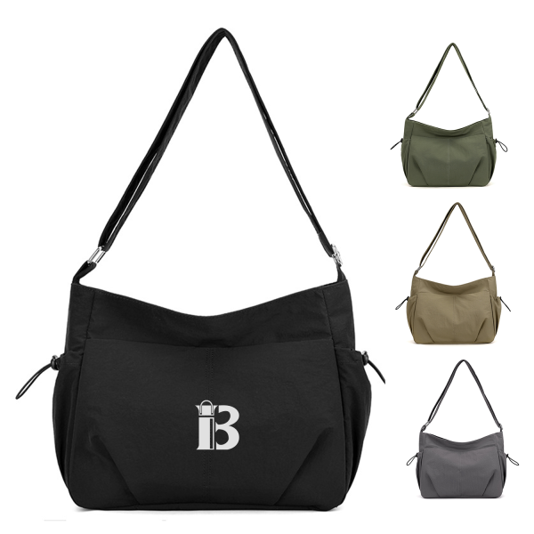 Unisex Lightweight Nylon Shoulder Crossbody Bag