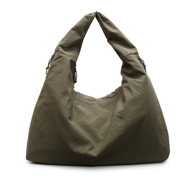 Large Nylon Slouchy Hobo Tote Bag