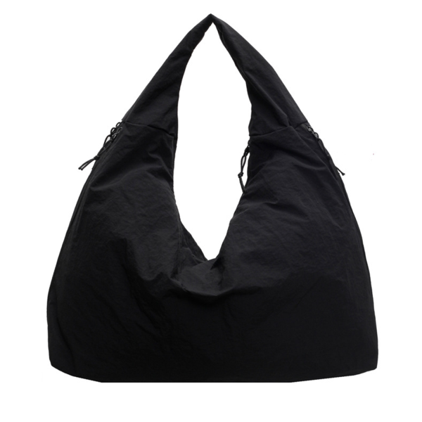 Large Nylon Slouchy Hobo Tote Bag