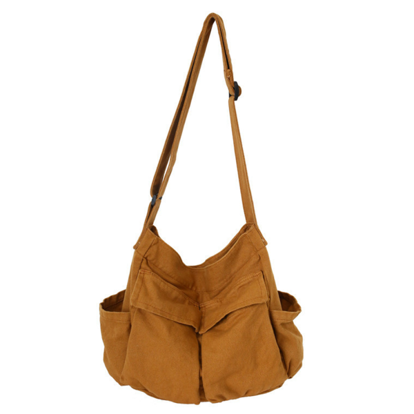 Large Capacity Casual Water Resistant Canvas Crossbody Bag