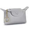 Soft Genuine Leather Mini Women Coin Purse w/ Keychain