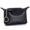 Soft Genuine Leather Mini Women Coin Purse w/ Keychain