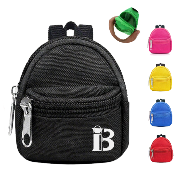 Outdoor Mini Nylon Backpack Shaped Coin Purse