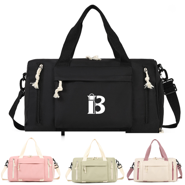 1_1757241156293.png Crossbody Polyester Duffel Bag w/ Shoe Compartment