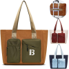 1_1758507506107.png Multi Pockets Waterproof Canvas Tote Bag