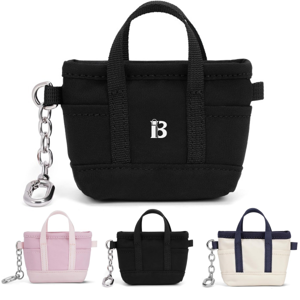 Nylon Mini Portable Handbag Keychain