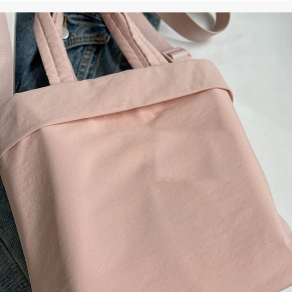 Lightweight Nylon Crossbody Tote Bag